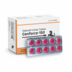 Cenforce 150mg 10 Tablet Blister Pack uses Sildenafil Citrate.