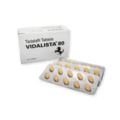 Vidalista Yellow 80mg tablets Tadalafil based ED treatment in blister pack