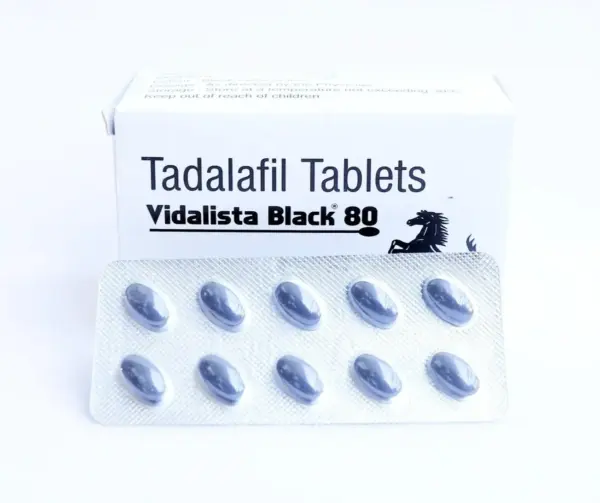 Vidalista Black 80 mg 10 Tablets in Blister Pack