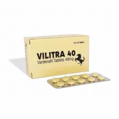 Vilitra 40mg Vardenafil tablets in blister pack – High-strength ED treatment