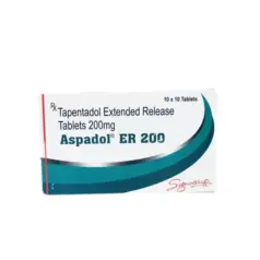 Aspadol ER 200 mg Tapentadol Tablets.