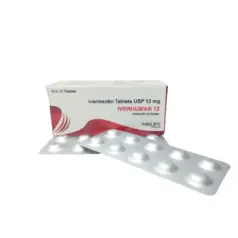 Iverhuman 12mg tablets with ivermectin for parasitic infection treatment in human