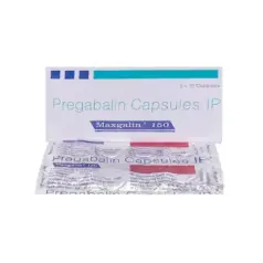Maxgalin 150mg pregabalin capsule for nerve pain.