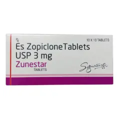 Zunestar 3mg Eszopiclone tablets