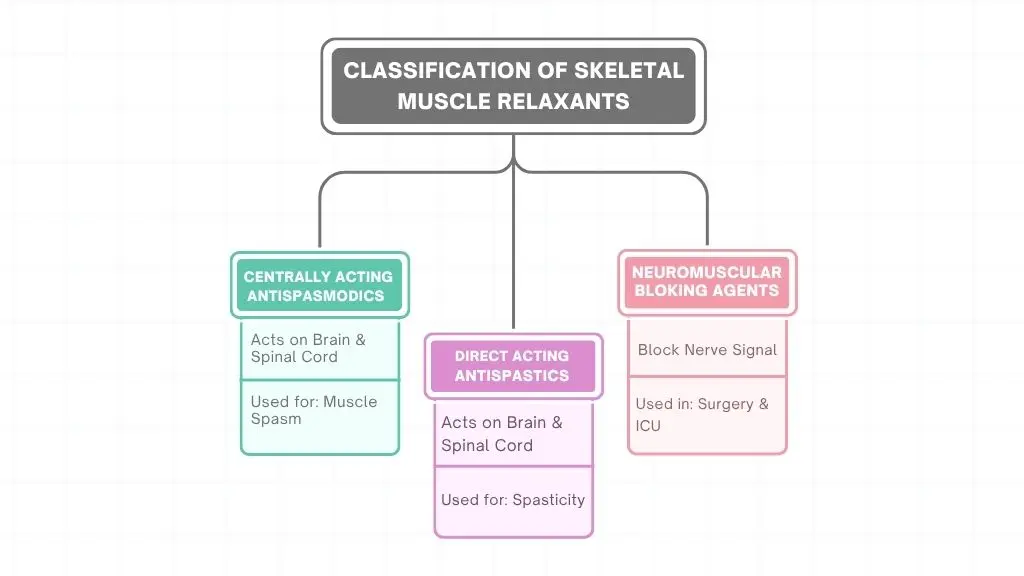 Classification of Skeletal Muscle Relaxants